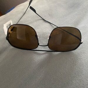 NIB Burberry Steel Man Matte Black Sunglasses